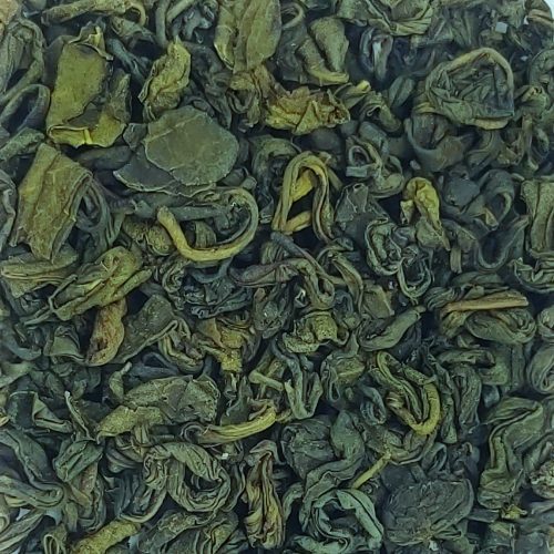Mint Green Tea leaves