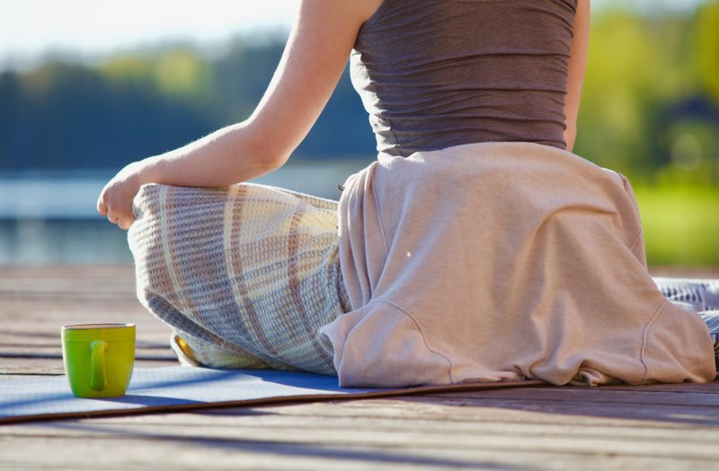meditation and tea